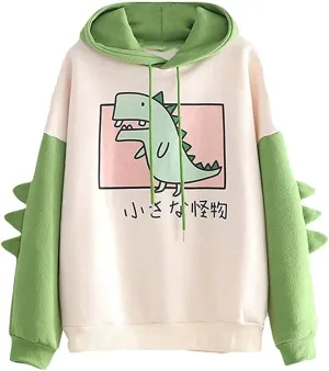 Fronage Teen Girls Hooded Sweatshirt Womens Long Sleeve Cute Hoodies Pullover Tops