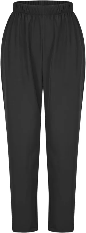 FZYLQY Women's Straight Leg Long Pants 2024 Fall Dressy Fashion Elastic High Waist Casual Trousers Solid Pull On Work Pants