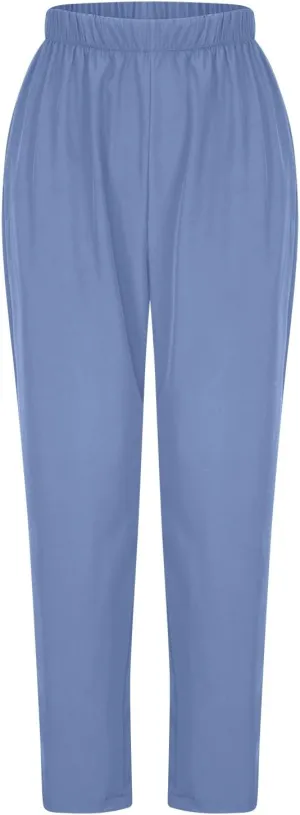 FZYLQY Women's Straight Leg Long Pants 2024 Fall Dressy Fashion Elastic High Waist Casual Trousers Solid Pull On Work Pants