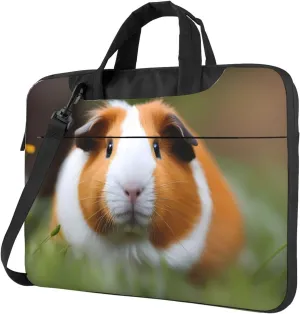 Guinea Pigs pattern Fashionable and ultra-thin shoulder laptop bag Shockproof soft lining