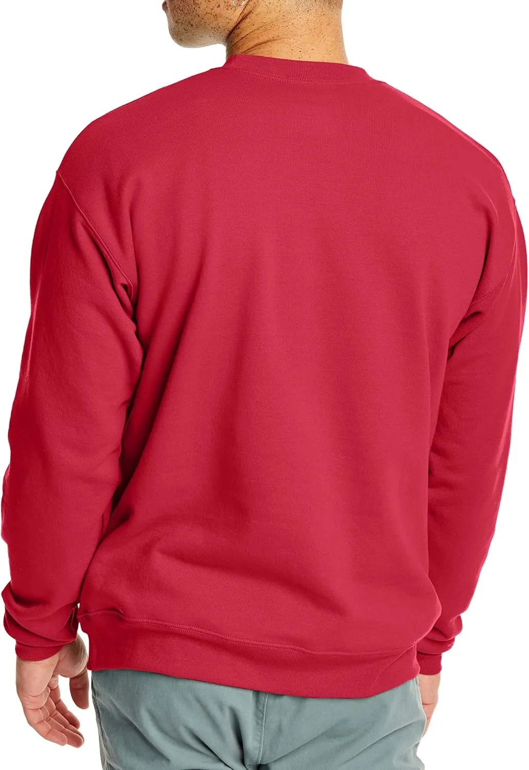 Hanes Men's EcoSmart Fleece, Pullover Crewneck Sweatshirt, 1 or 2 Pack