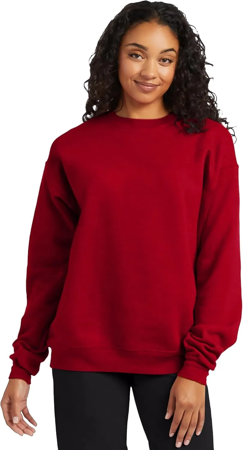 Hanes Men's EcoSmart Fleece, Pullover Crewneck Sweatshirt, 1 or 2 Pack