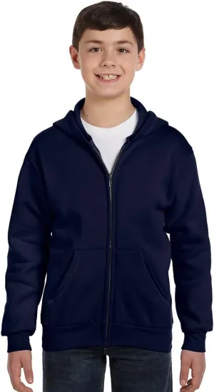 Hanes Youth ComfortBlend Full-Zip Hood 7.8 oz