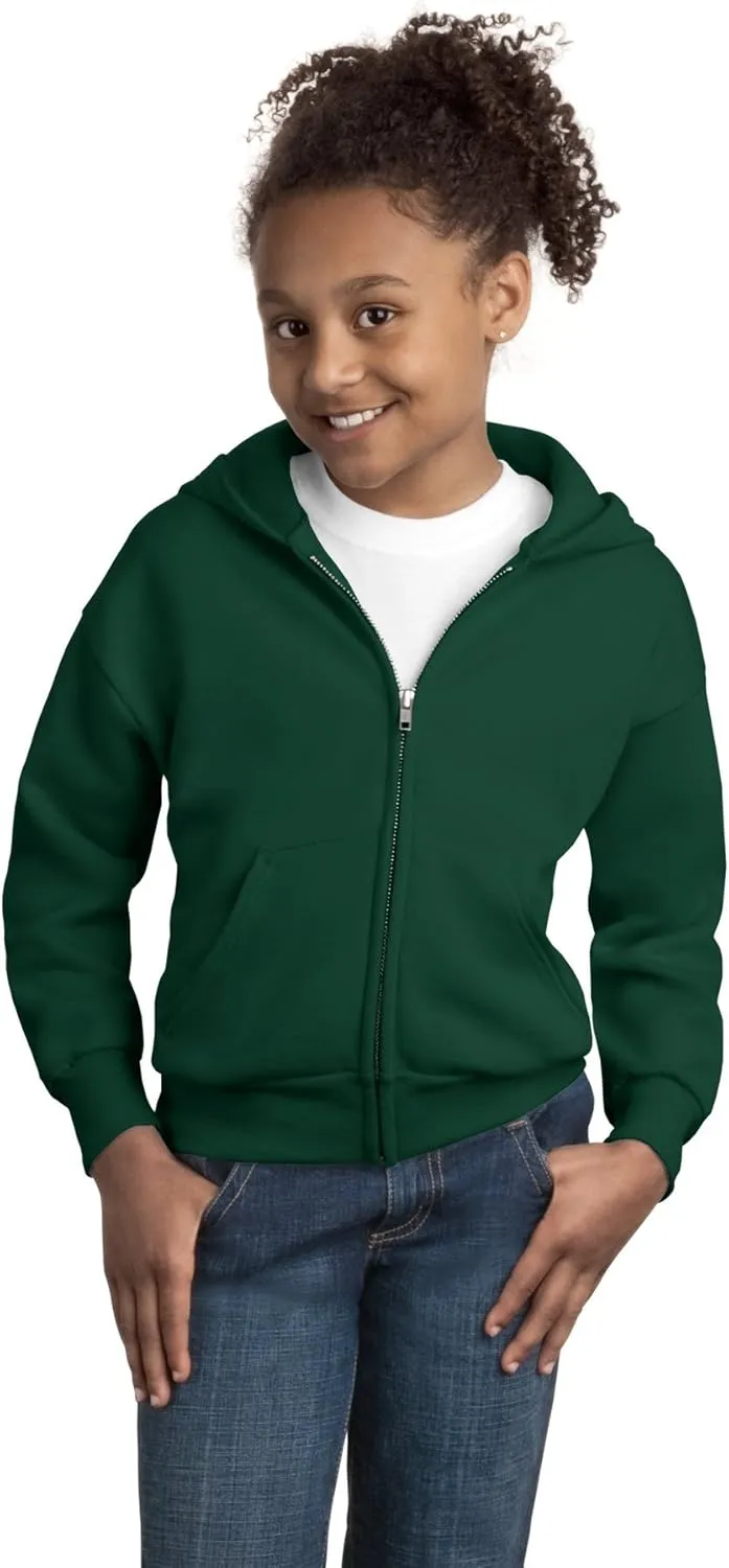 Hanes Youth ComfortBlend Full-Zip Hood 7.8 oz