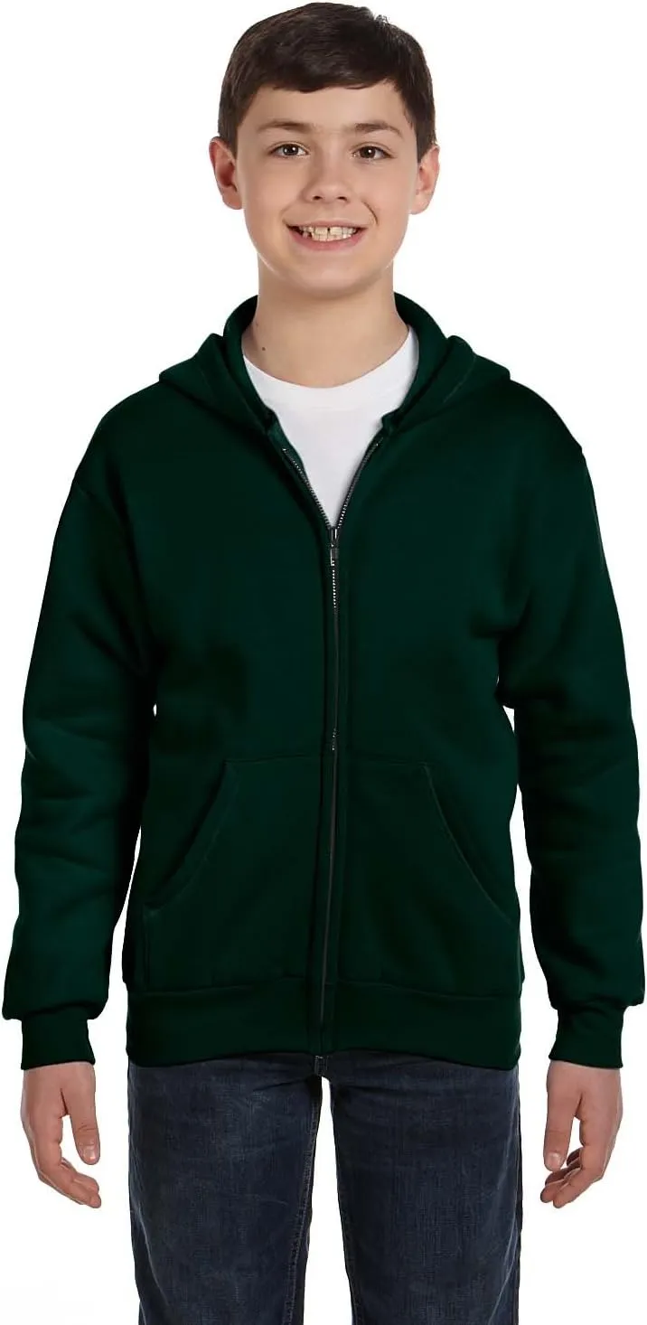 Hanes Youth ComfortBlend Full-Zip Hood 7.8 oz