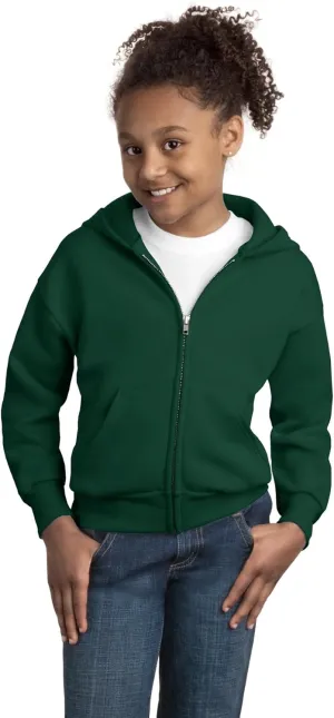 Hanes Youth ComfortBlend Full-Zip Hood 7.8 oz