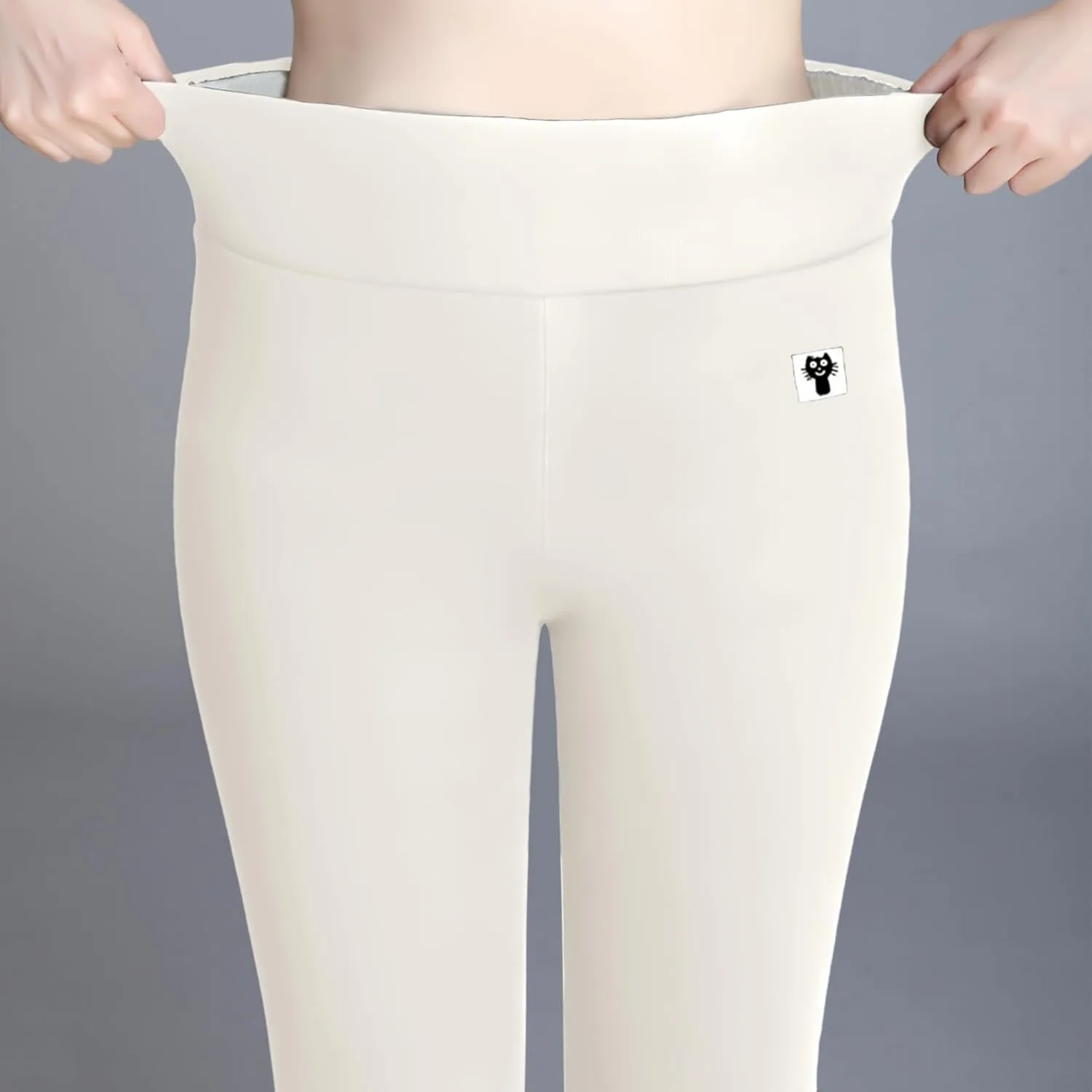 Hixiaohe Women's Casual Sherpa Fleece Lined Warm Leggings Thicken Heavy Jogger Pants