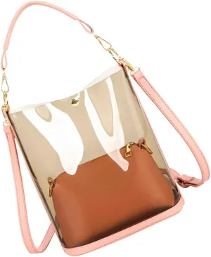 Homoyoyo Fashionable Lady Bucket Bag Multi-use Waterproof Large Capacity Single-shoulder/messenger/clutch