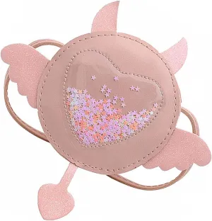 Homoyoyo Single-shoulder Bag for Kids Kitten Design Large Capacity Zipper Closure Fashionable