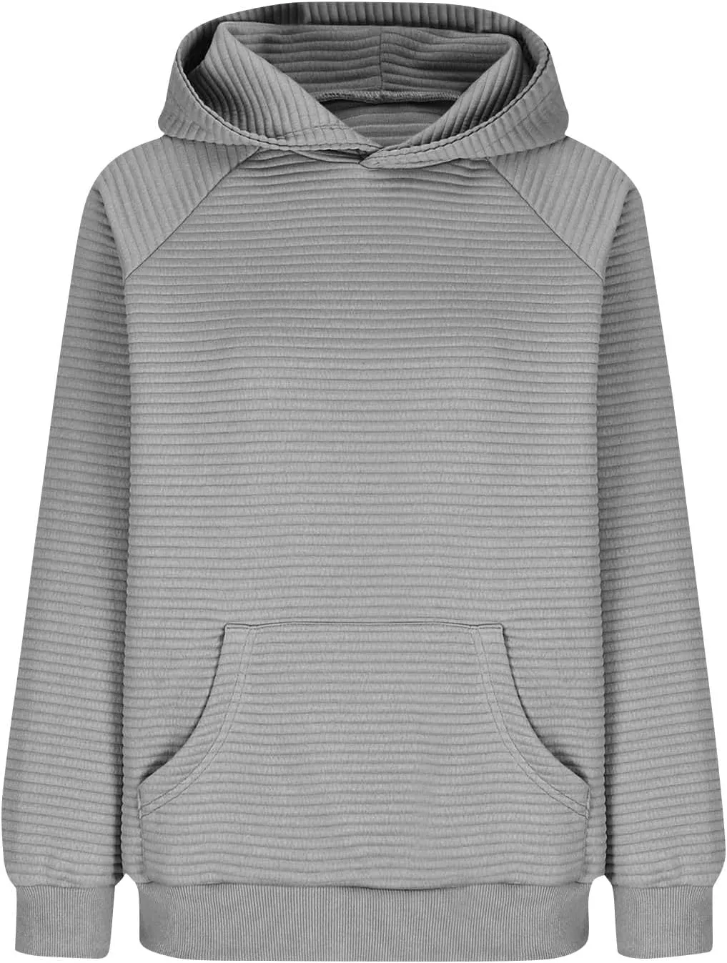 Hoodies for Women Casual Hooded Oversized Sweatshirts with Kangaroo Pocket Raglan Long Sleeve Loose Pullover Tops