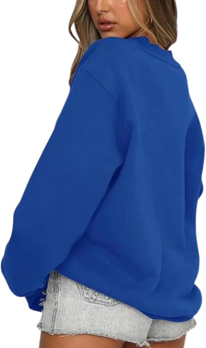 jovati Womens Oversized Sweatshirts Crewneck y2k Hoodies Fall Fashion Outfits Teen Girls Cute Sweater 2025 Winter Clothes