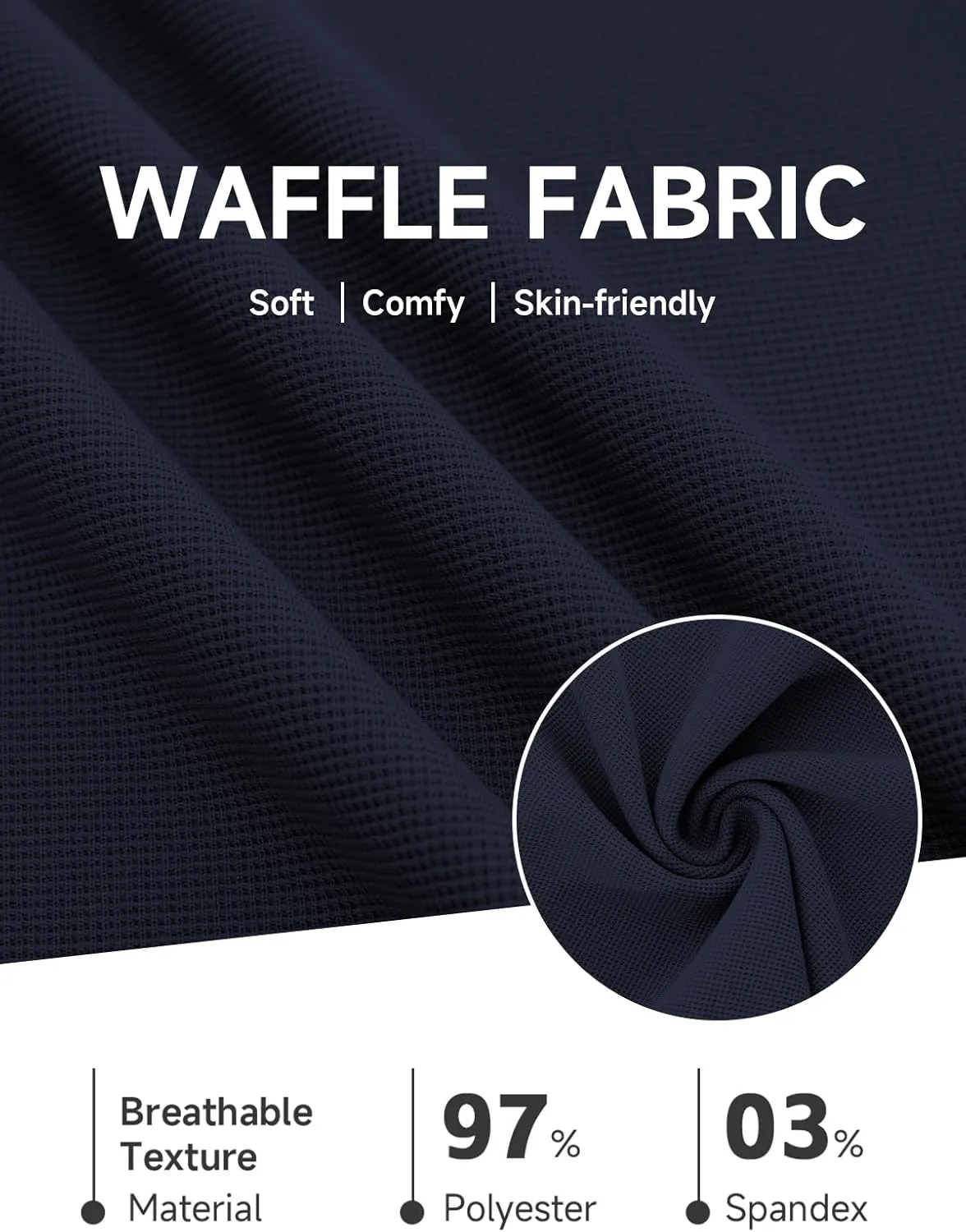 keriffe Womens Wide Leg Work Pants Waffle Knit High Waisted Button Down Casual Dress Palazzo Trousers Pockets
