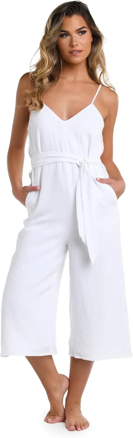 La Blanca womens Jumpsuit Cover Up