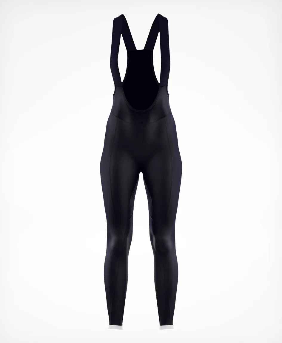 La Fleur Thermal Bib Tights Navy - Women's