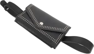 Leather Belt Waist Pouch Punk Theme Bag for Women and Fashionable for Everyday Use