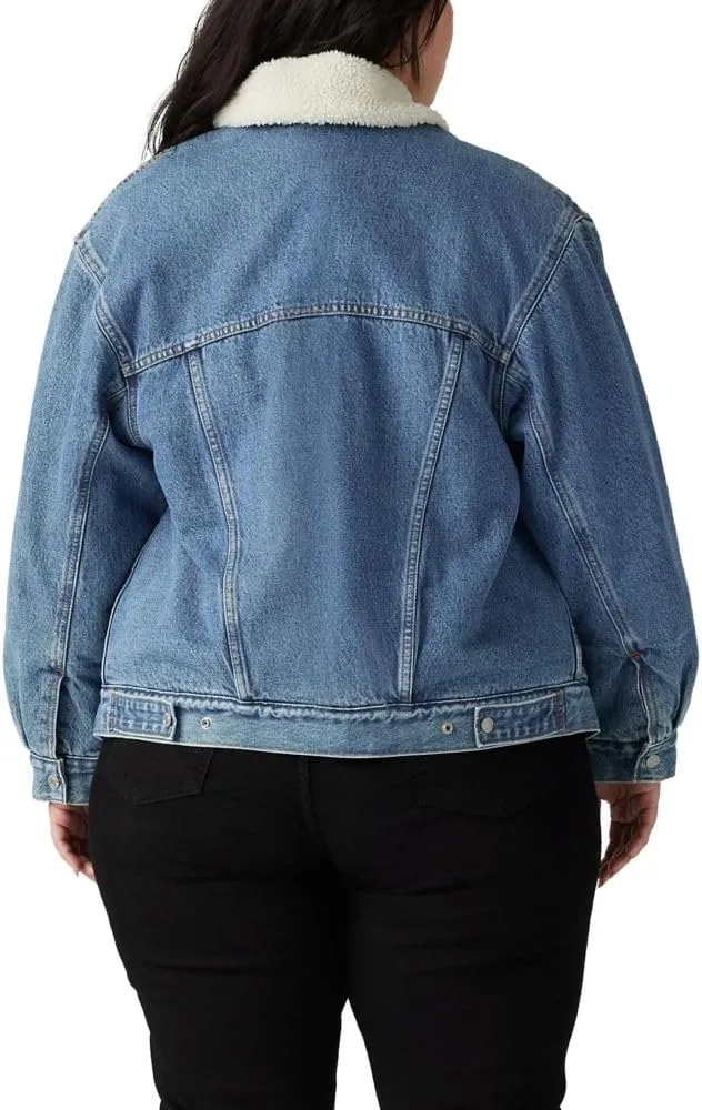 Levi's Women's 90s Sherpa Trucker Jacket (Standard and Plus)