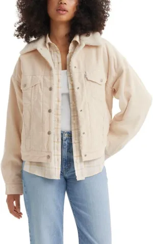 Levi's Women's 90s Sherpa Trucker Jacket (Standard and Plus)