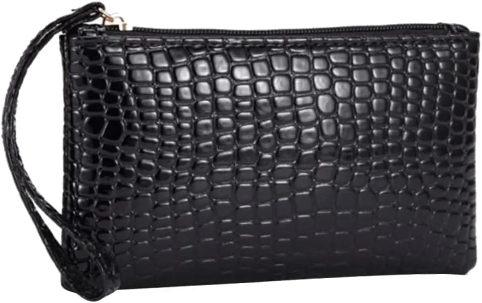 LIFKOME Fashionable Evening Handbag Black Tote Bag Clutch Bag for Dinner Wedding and Party