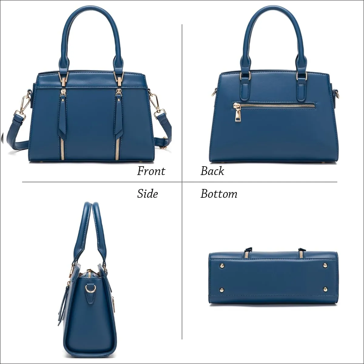 LJOSEIND Small Satchel Purses for Women - Fashionable Handbags, Top Handle Crossbody Bags with Adjustable Strap