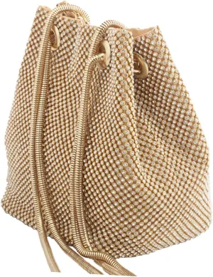 Luxury Women's Shoulder Bag Polyester Bucket Handbag Fashionable Tote Bag for Work and Travel
