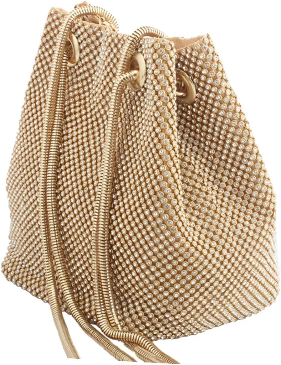 Luxury Women's Shoulder Bag Polyester Bucket Handbag Fashionable Tote Bag for Work and Travel