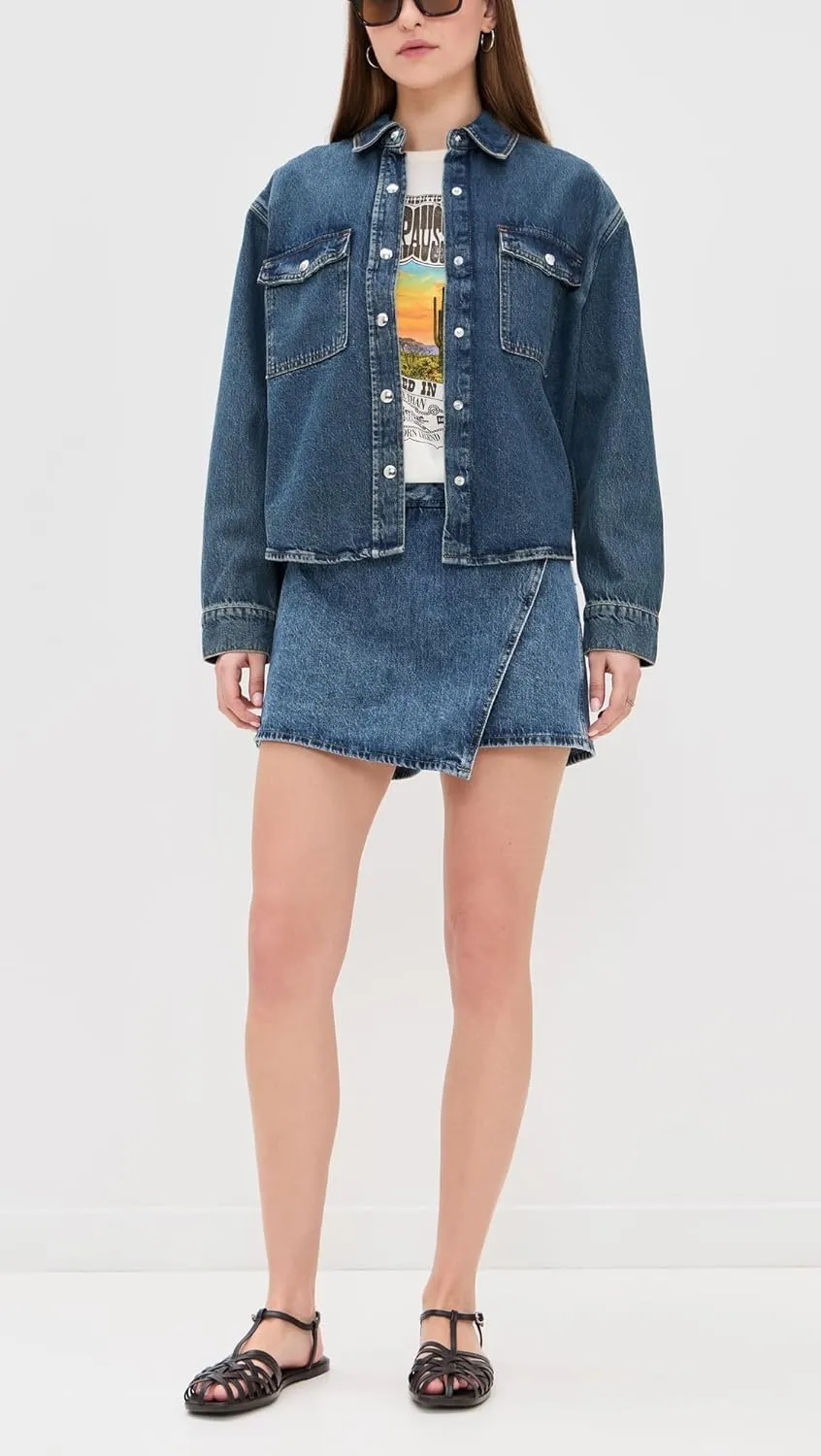 Madewell Women's Wrap Micro Mini Skort