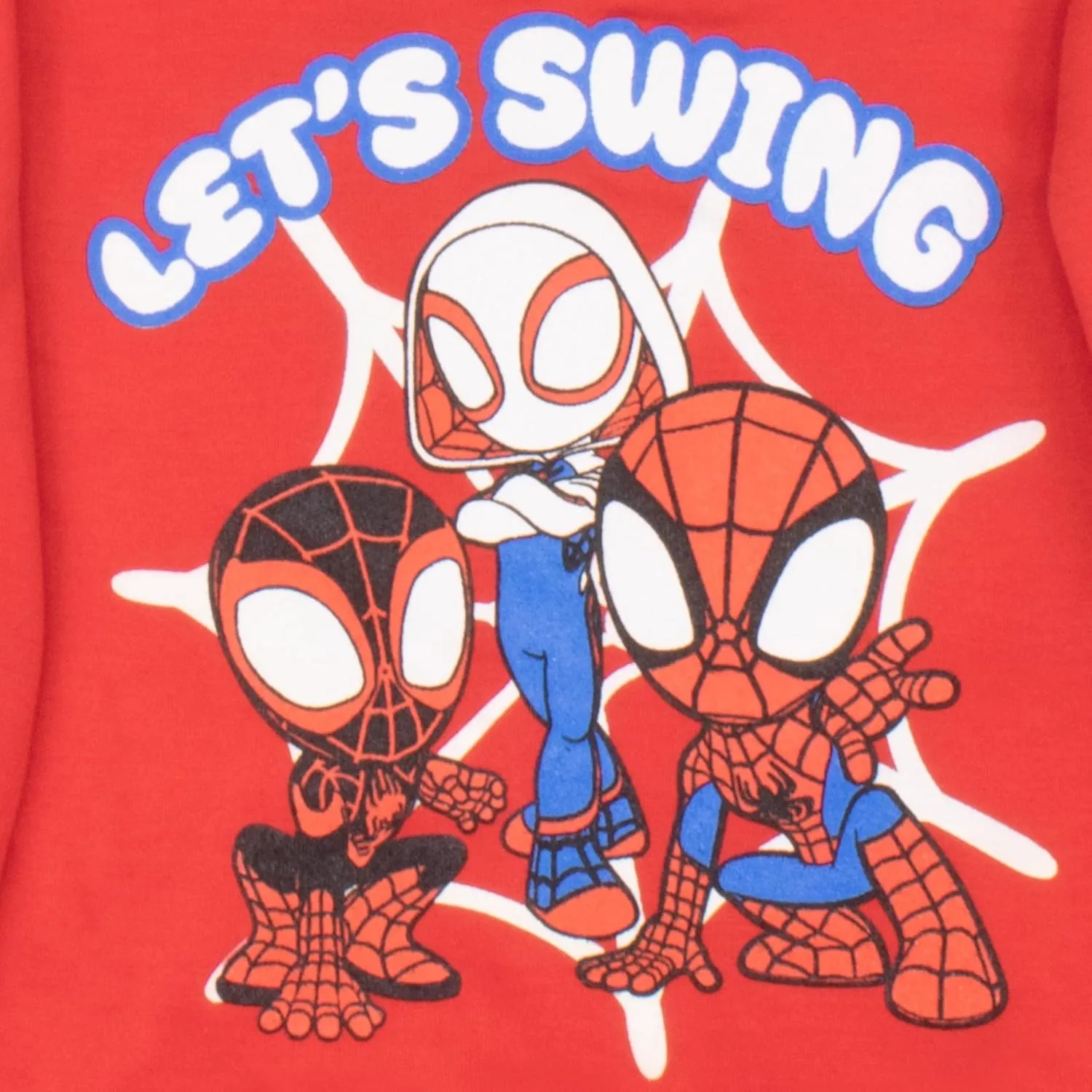 Marvel Spidey and His Amazing Friends Boys 2 Piece Fleece Set - Spiderman Zip Up Hoodie and Joggers 2-Pack Bundle for Kids