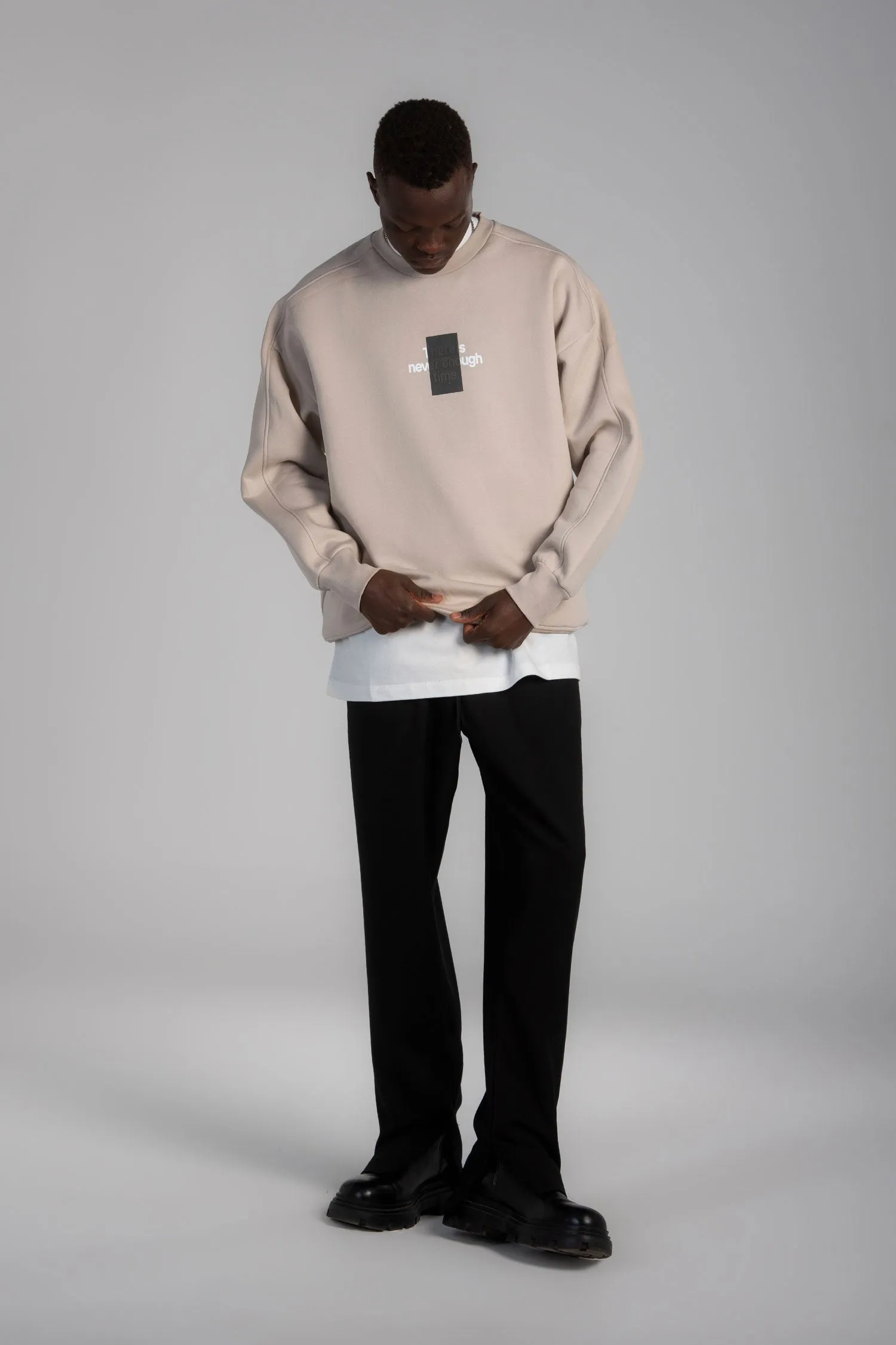 Melton Crewneck Sweatshirt (110061) - Jorindo