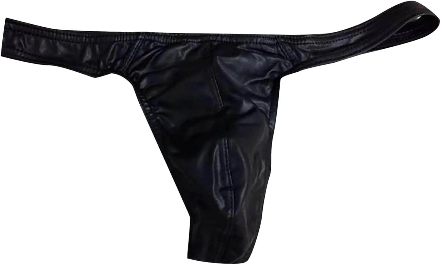 Mens Sexy Underwear For Straight Men Fashionable Casual Leather Thong Low Waist Custom Underwear