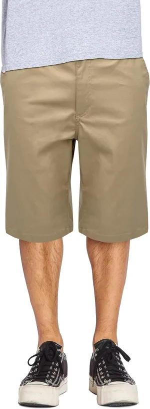 Mens Work Shorts Pants - Casual Stretch Cotton Twill Chino Slim Fit Multi Pocket Regular Big Sizes 30~46