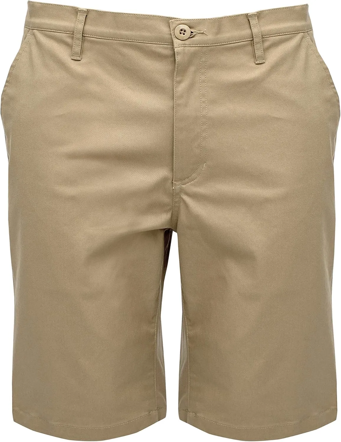 Mens Work Shorts Pants - Casual Stretch Cotton Twill Chino Slim Fit Multi Pocket Regular Big Sizes 30~46