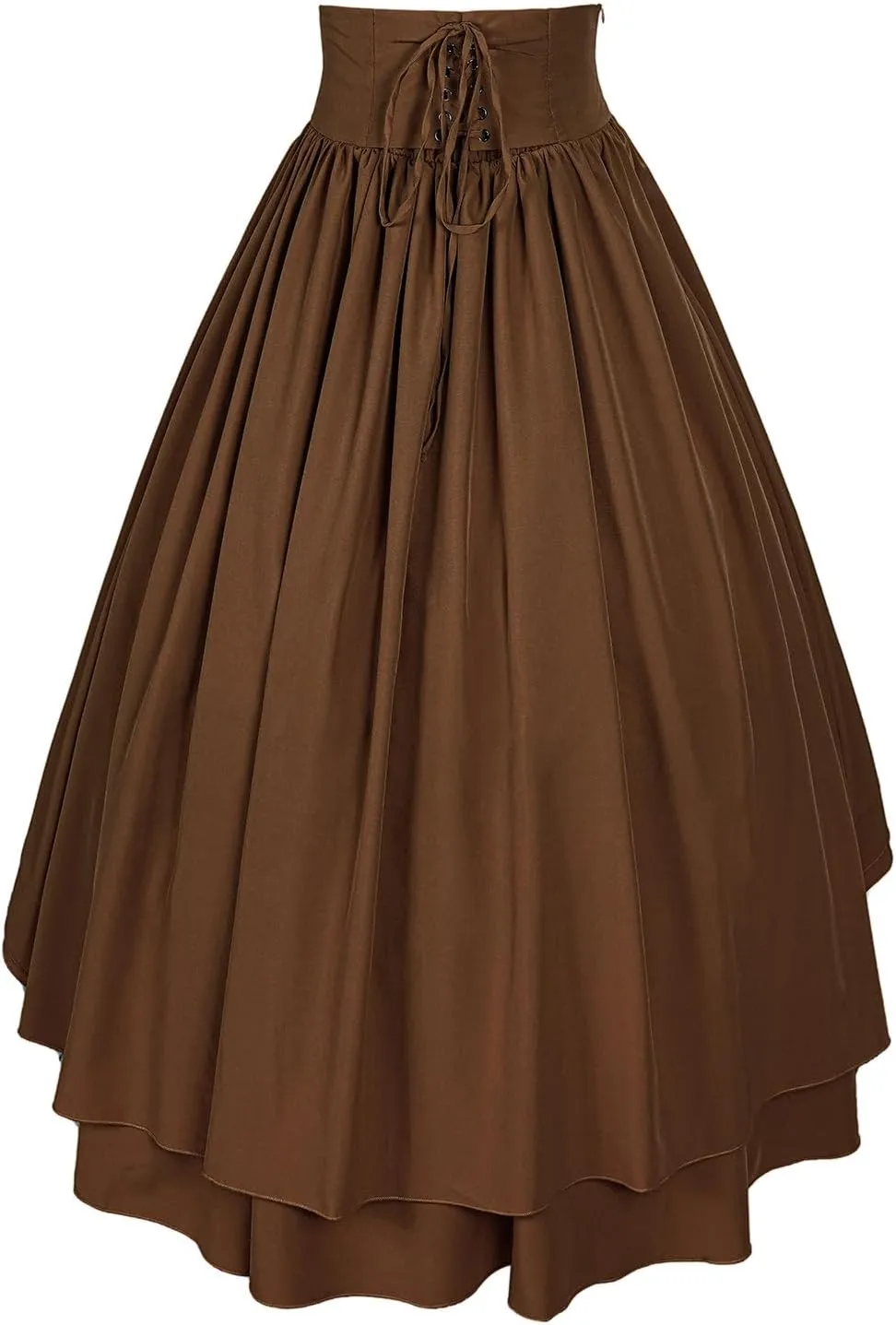 Mingyuezai Women Victorian Skirt Medieval Renaissance Peasant Skirt