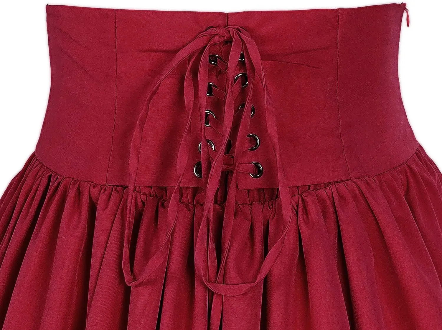 Mingyuezai Women Victorian Skirt Medieval Renaissance Peasant Skirt