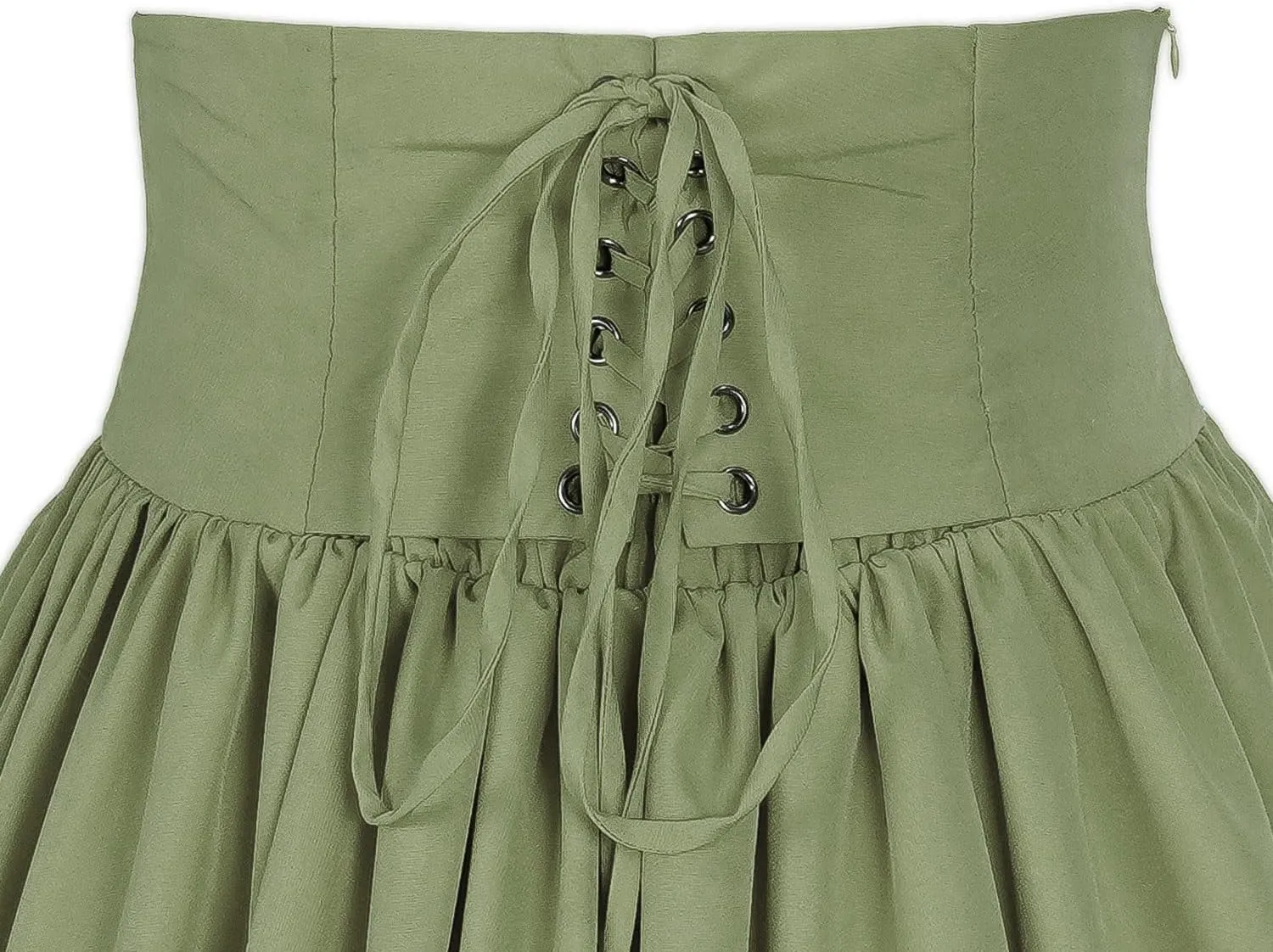 Mingyuezai Women Victorian Skirt Medieval Renaissance Peasant Skirt