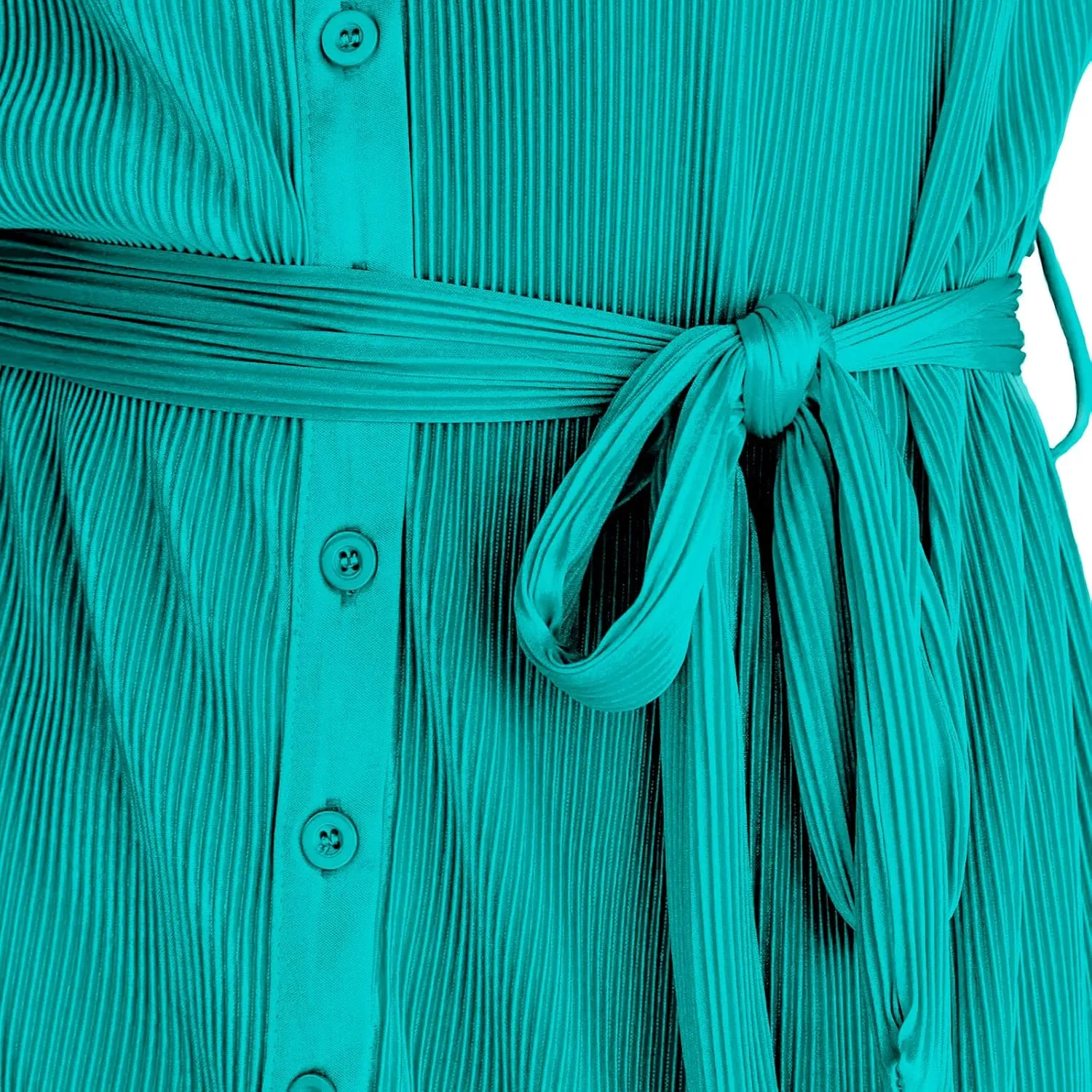 Neufigr Shirt Dresses for Women Summer Dresses Vneck Long Sleeve Mini Button Down Dress Casual Ruffle Tunic Tops with Belt