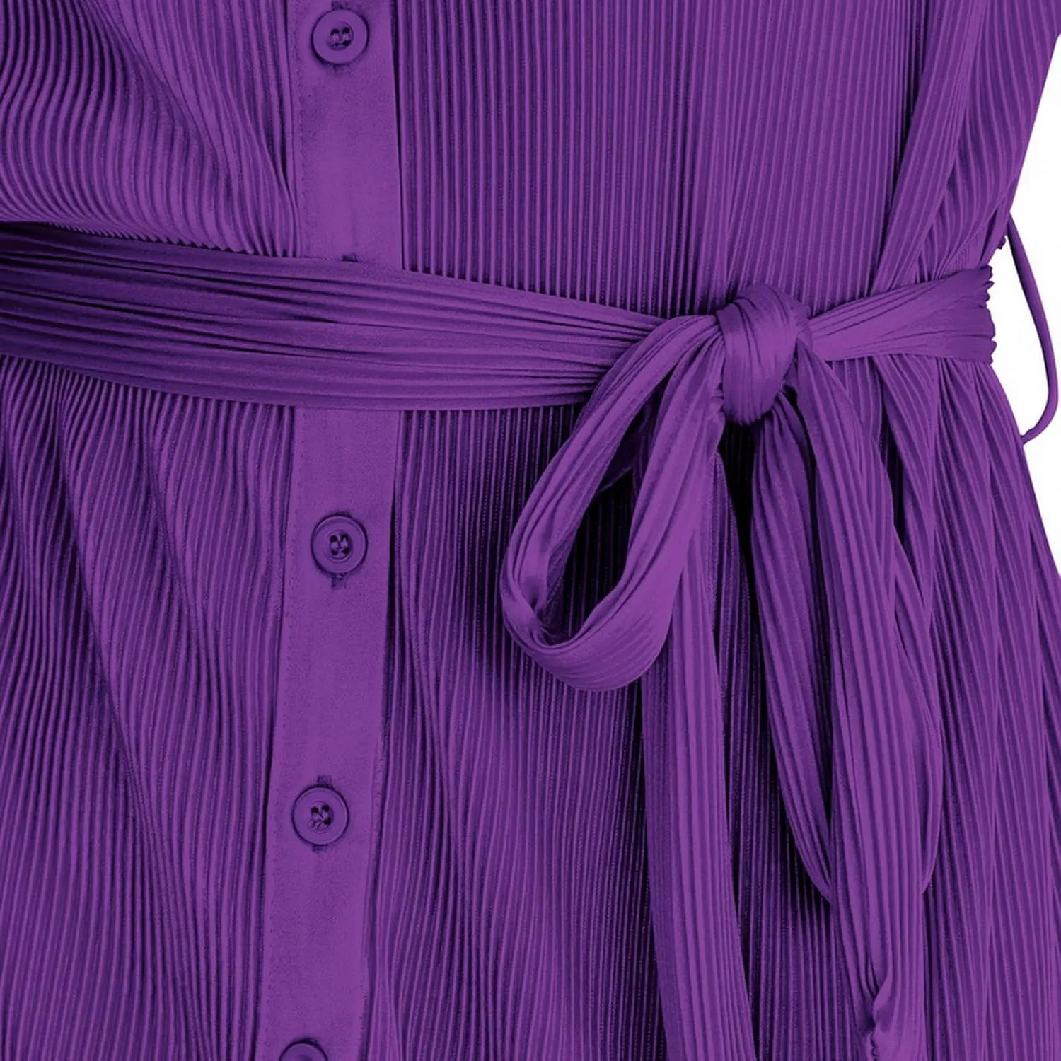 Neufigr Shirt Dresses for Women Summer Dresses Vneck Long Sleeve Mini Button Down Dress Casual Ruffle Tunic Tops with Belt