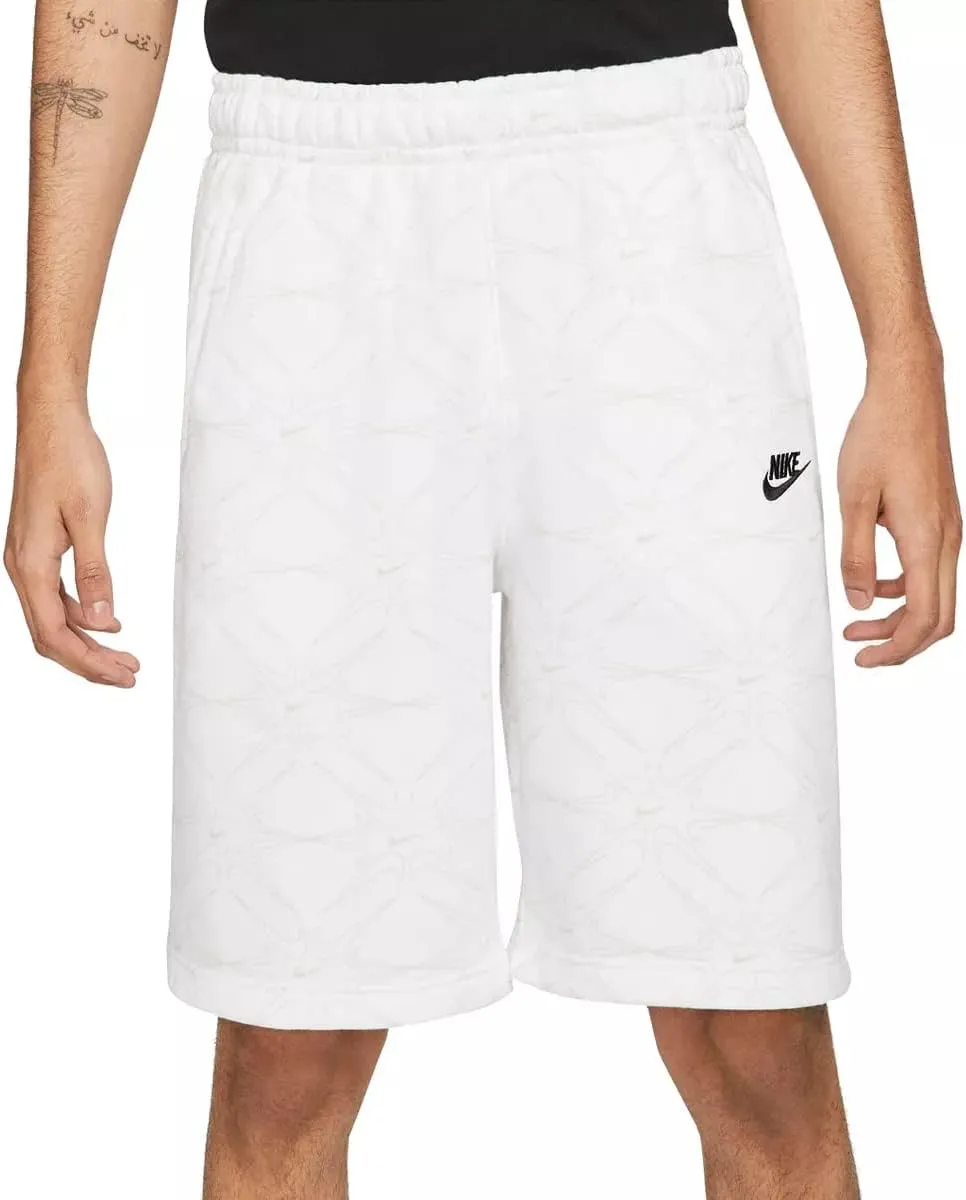 Nike Men's Big & Tall Club Basketball All Over Print Fleece Shorts