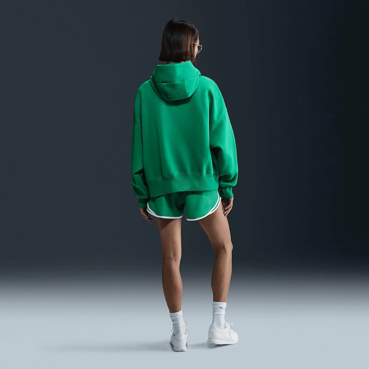 Nike Sportswear Phoenix Fleece Women's Over-Oversized Pullover Hoodie (DQ5858-324, Stadium Green/Sail)