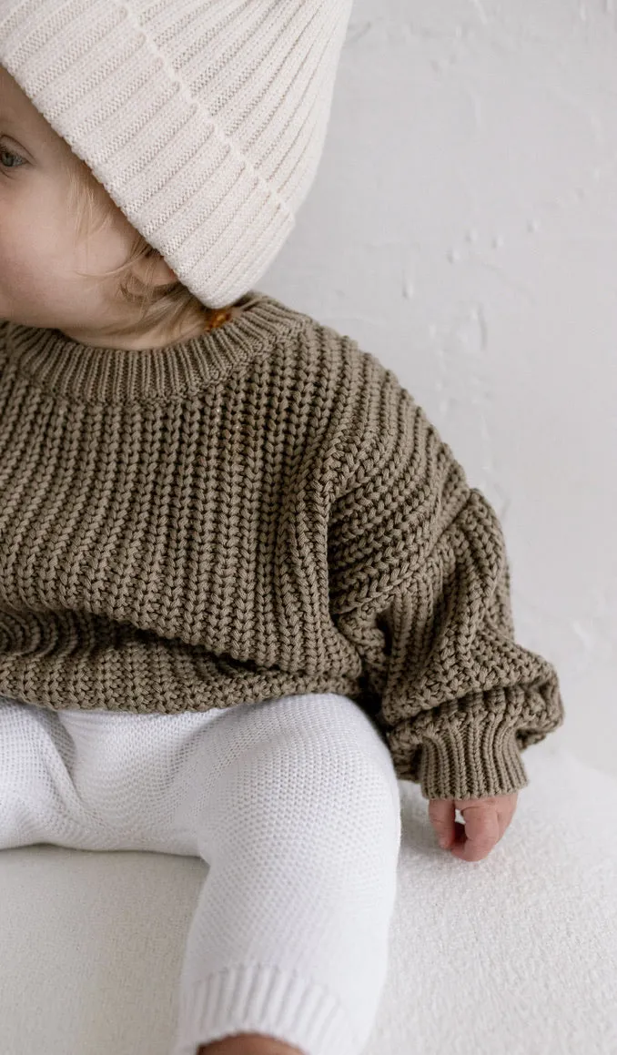 ‘Oak’ Chunky Knit Sweater