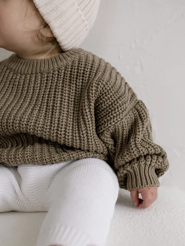 ‘Oak’ Chunky Knit Sweater
