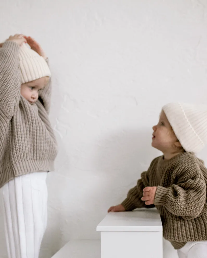 ‘Oak’ Chunky Knit Sweater