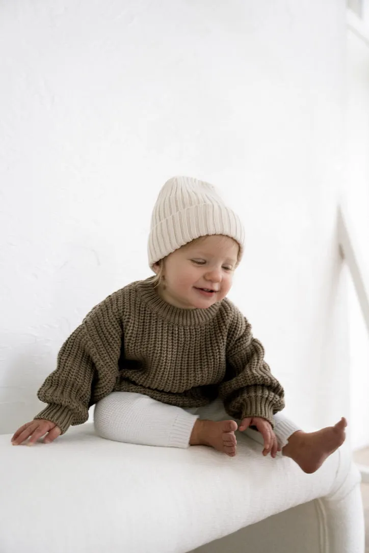 ‘Oak’ Chunky Knit Sweater