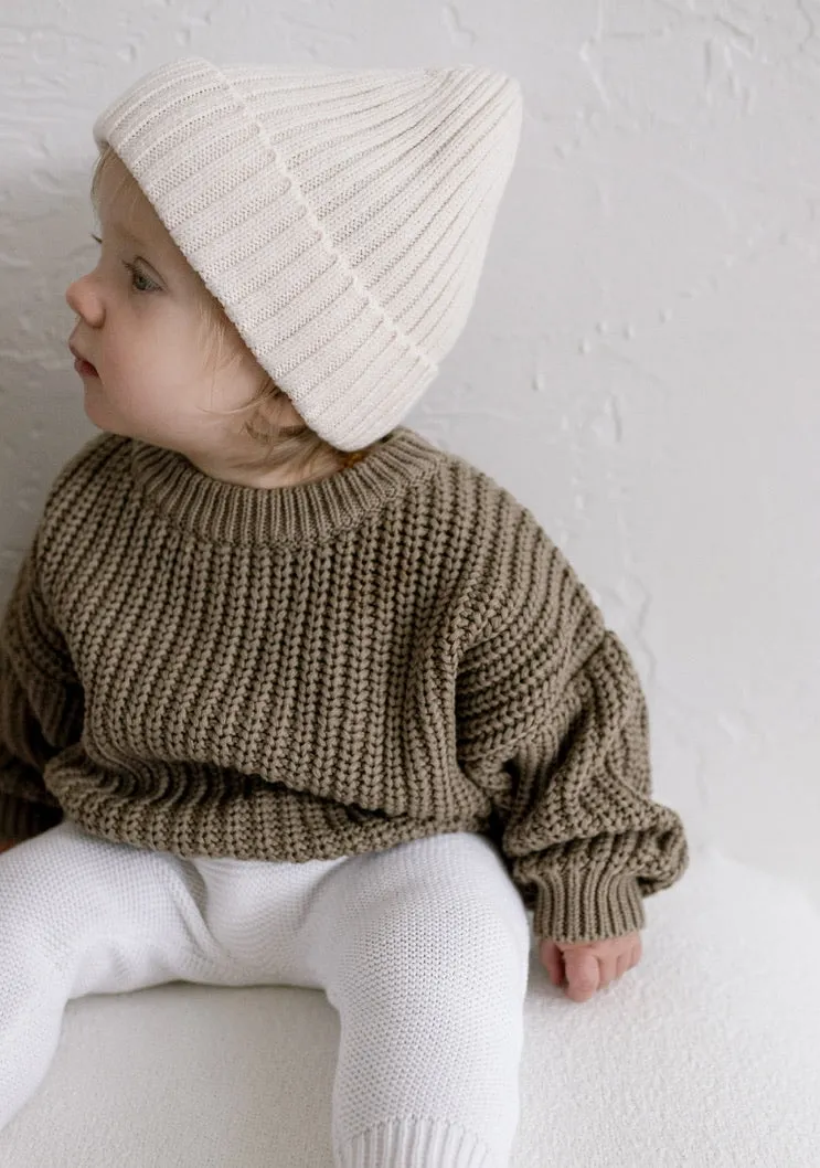 ‘Oak’ Chunky Knit Sweater