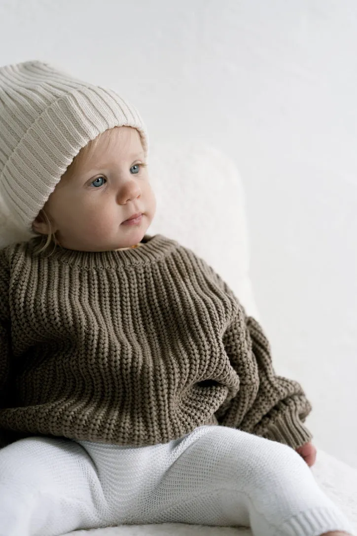 ‘Oak’ Chunky Knit Sweater