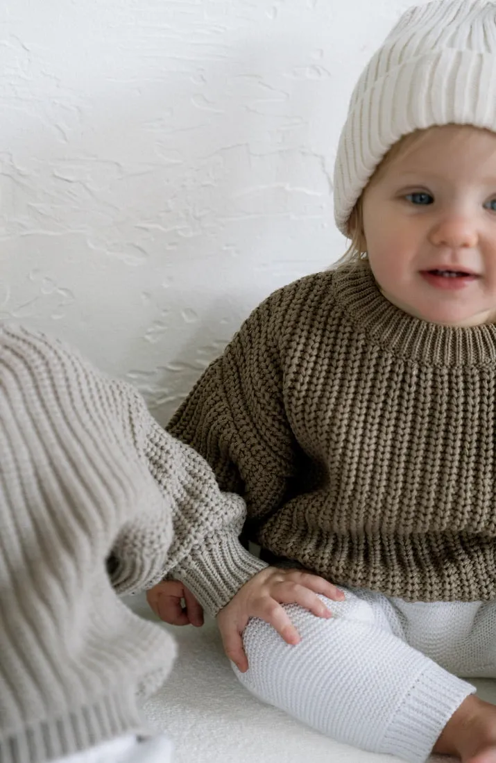‘Oak’ Chunky Knit Sweater