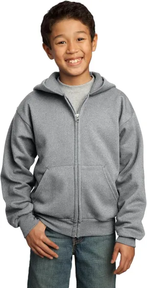 Port & Company Fleece Full Zip Hooded Sweatshirt (PC90YZH)