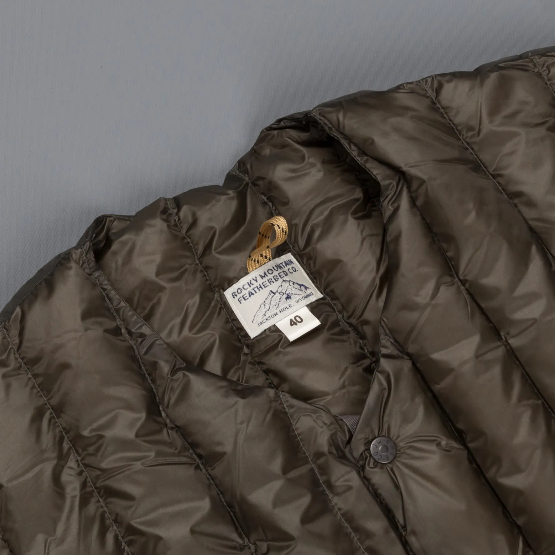 Rocky Mountain Featherbed Six Month Cardigan Olive