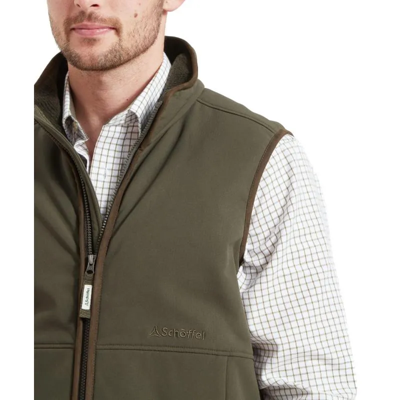 Schoffel Stamford II Mens Shooting Vest - Hunter Green
