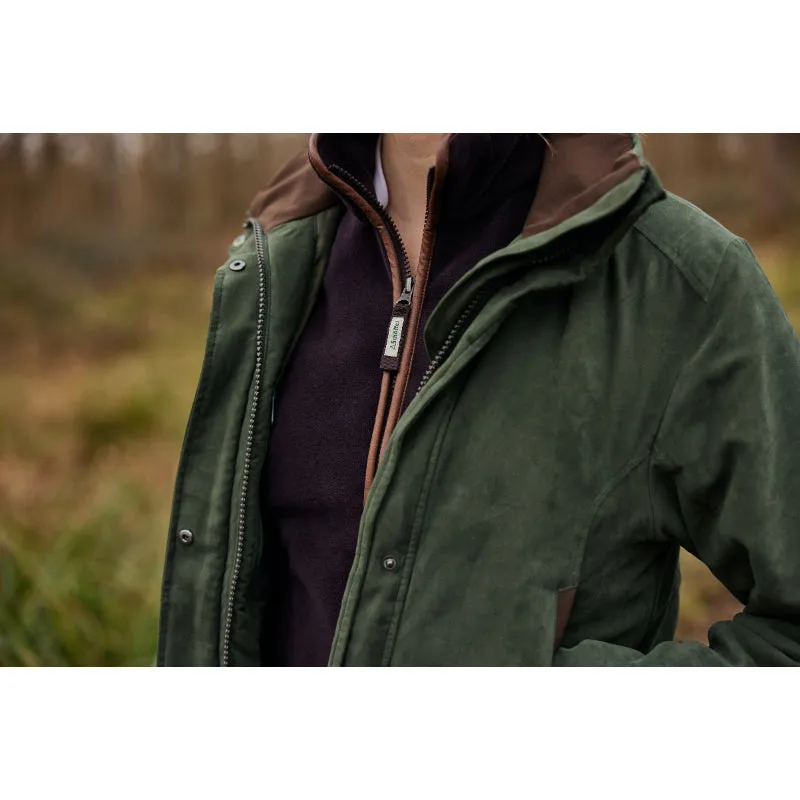 Schoffel Teal Ladies Venturi Waterproof Country Field Coat - Cedar