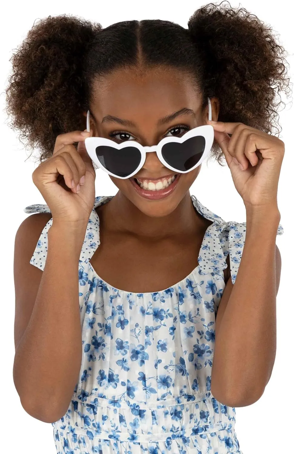 Speechless Girls' Sleeveless Maxi Chiffon Dress and Sunglasses